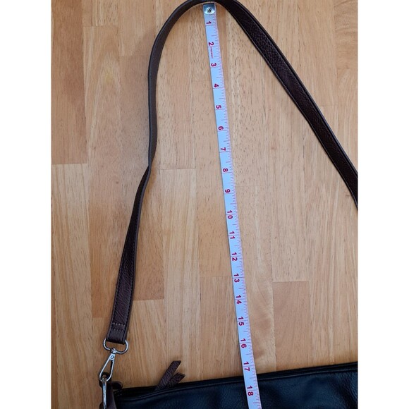 Bulldog Black & Tan Hobo Crossbody Concealed Carry Holster Purse w/ Keys Locks - Picture 15 of 15